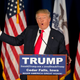 Then-candidate Donald Trump at a 2016 campaign rally. Image via AP.